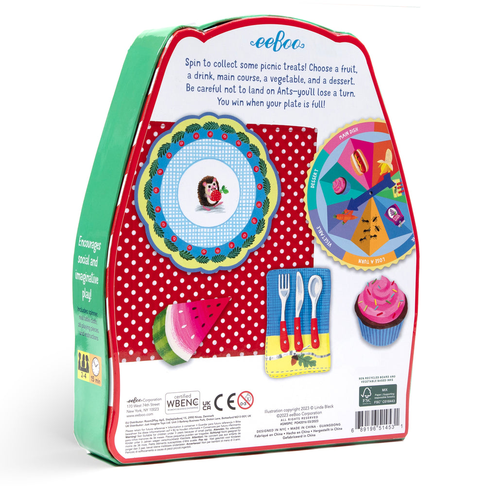 Spin to Play: Picnic Game Family Fun Board Game