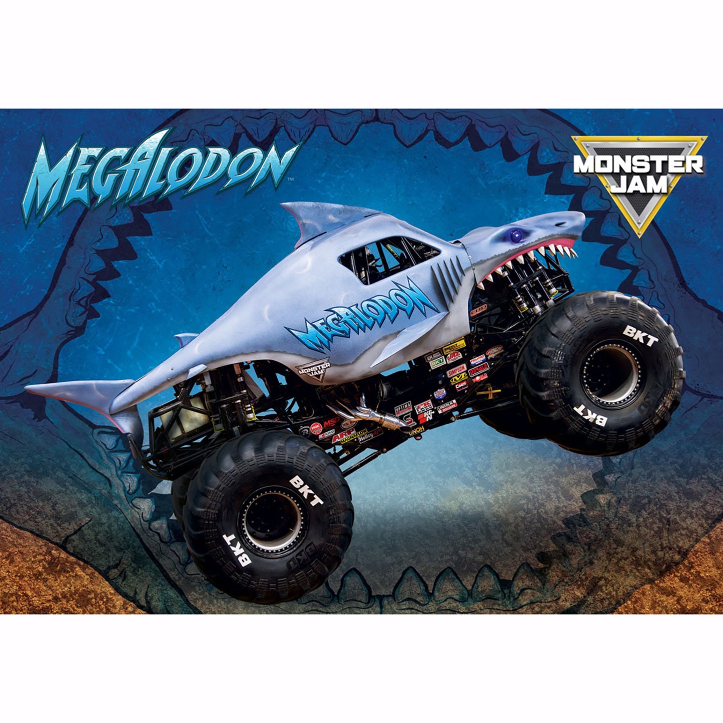 Monster Jam Megalodon 100pc Jigsaw Puzzle & Lunch Box Set