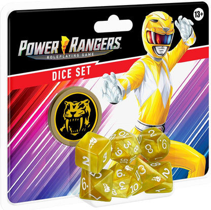 Power Rangers RPG Yellow Dice Set - Ultimate Ranger Roleplay Gear