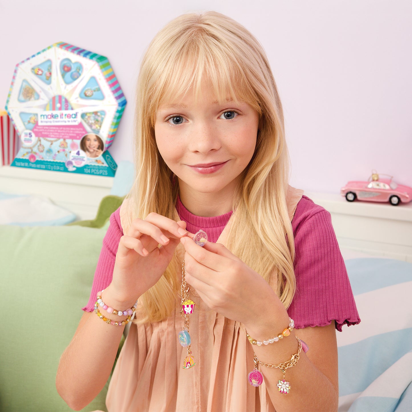 MIR Sweet Spin Carnival DIY Lip Gloss & Jewelry Craft Kit