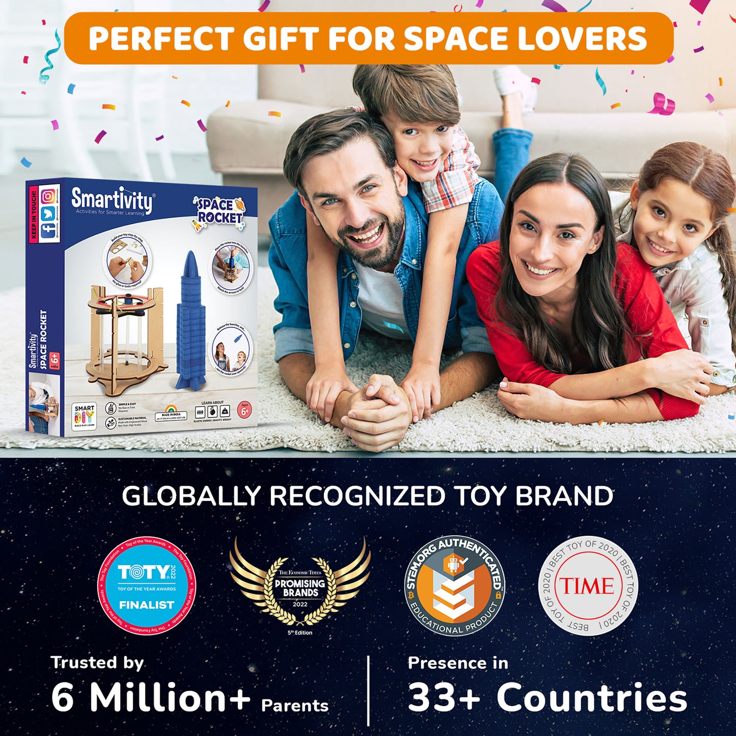Smartivity Chandrayaan Space Rocket Launcher Science Kit