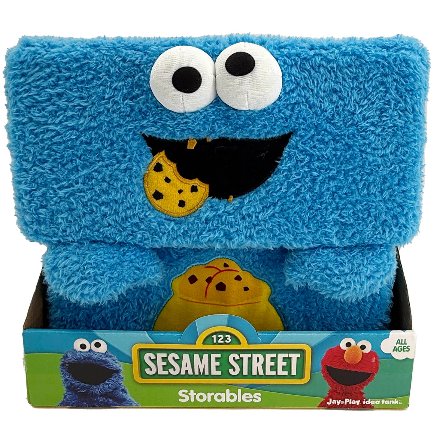 Sesame Street Cookie Monster Storage Bin – 12" Cube Organizer