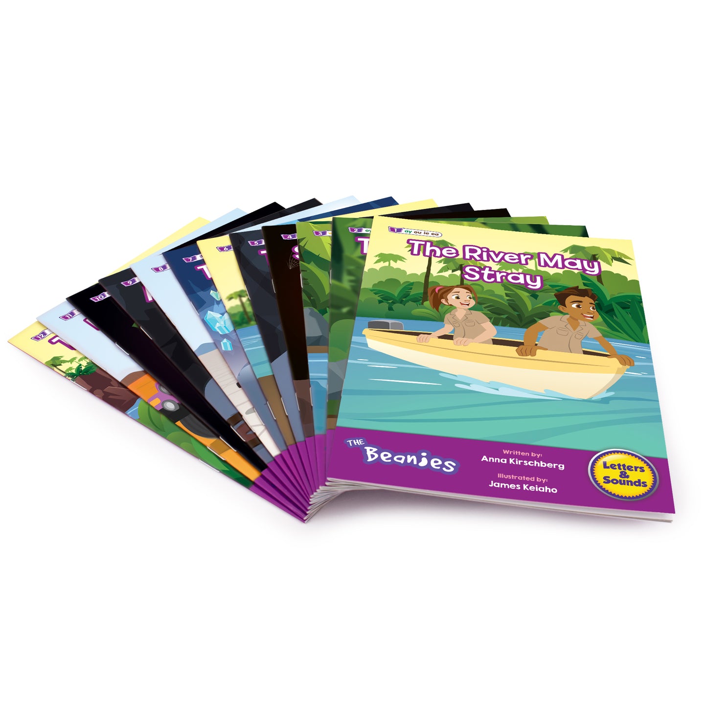 Junior Learning The Beanies Diversity Phase 5 Hi-Lo Decodables 12 Book Set