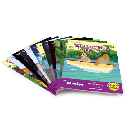 Junior Learning The Beanies Diversity Phase 5 Hi-Lo Decodables 12 Book Set