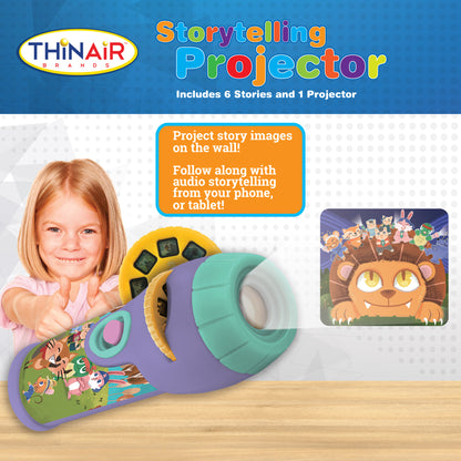 Playful Minds Storytelling Projector - Interactive Tales & Sounds for Kids