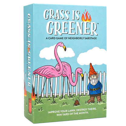 Blue Star Press: Grass Is Greener Neighborly Sabotage Card Game, Ages 13+