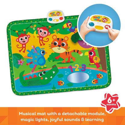 Kids Hits Touch & Play Mat Jungle Pals with detachable musical module, lights and animal sounds
