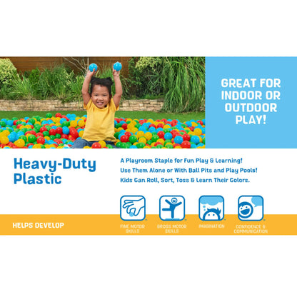 Bestway Splash & Play – 250 Colorful Toy Balls Set for Pits, Pools & Playtime Fun
