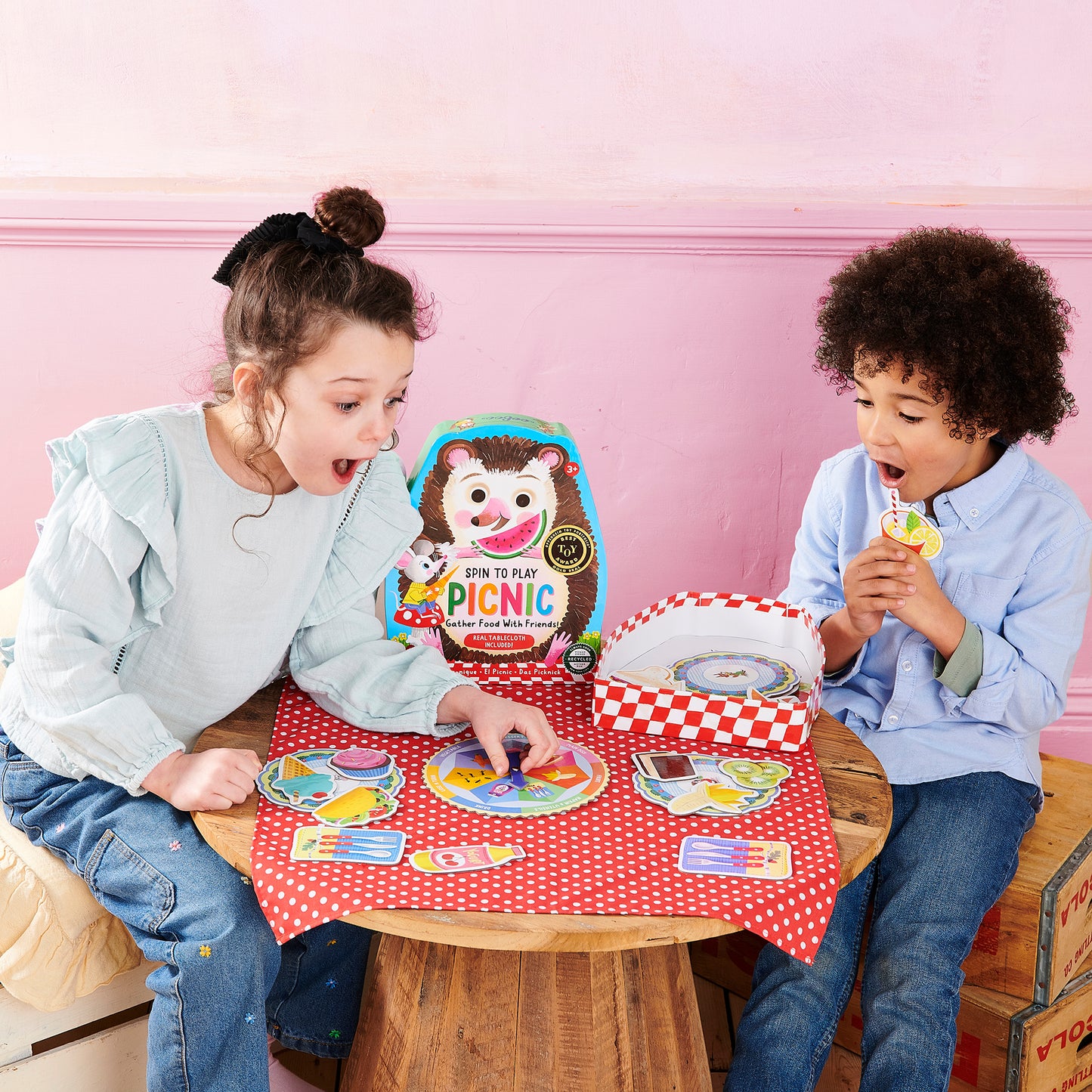 Spin to Play: Picnic Game Family Fun Board Game