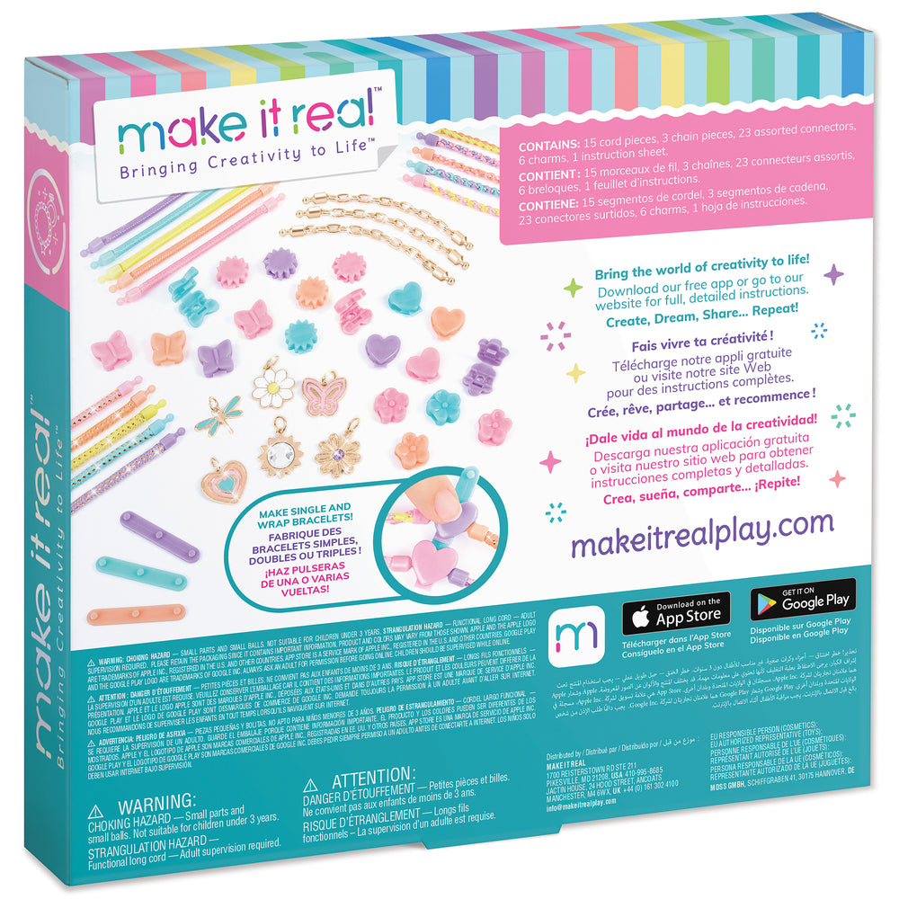 MIR Pastel Paradise Jewelry Kit - Bracelet & Necklace Crafting Set