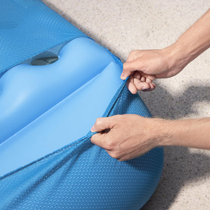 H2OGO! Blissful Drifter 72" Inflatable Floating Mat with UPF Cover & Pillow
