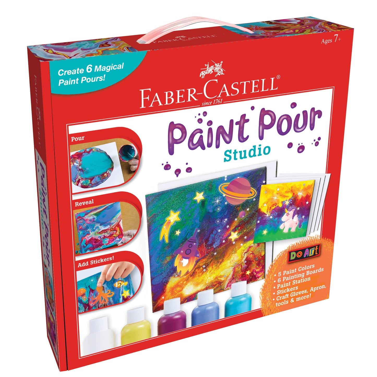 Faber-Castell Do Art Paint Pour Studio - Color Splash Kit