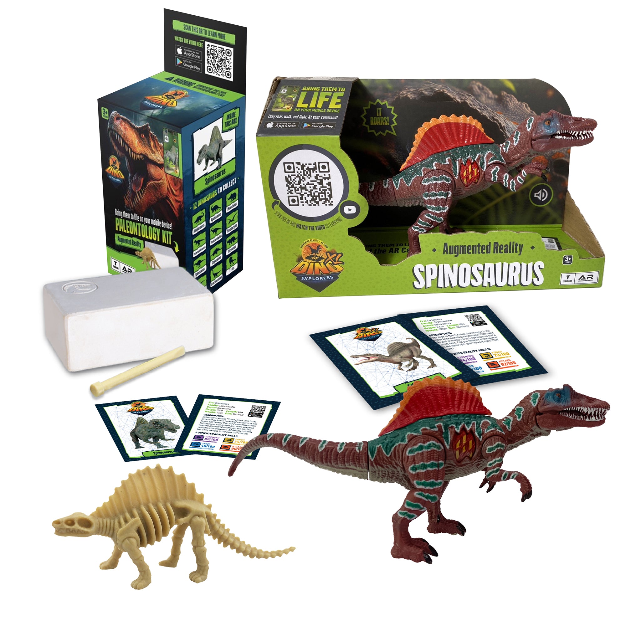 Dino Explorers: AR Dinosaur XL & Brick Combo - 10