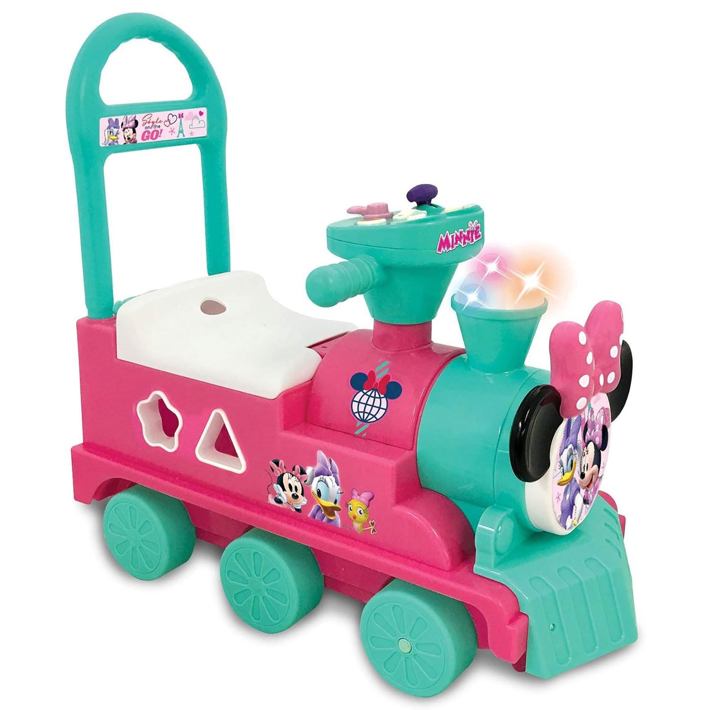 Kiddieland - Disney Minnie Mouse Play n' Sort Activity Train Ride-On