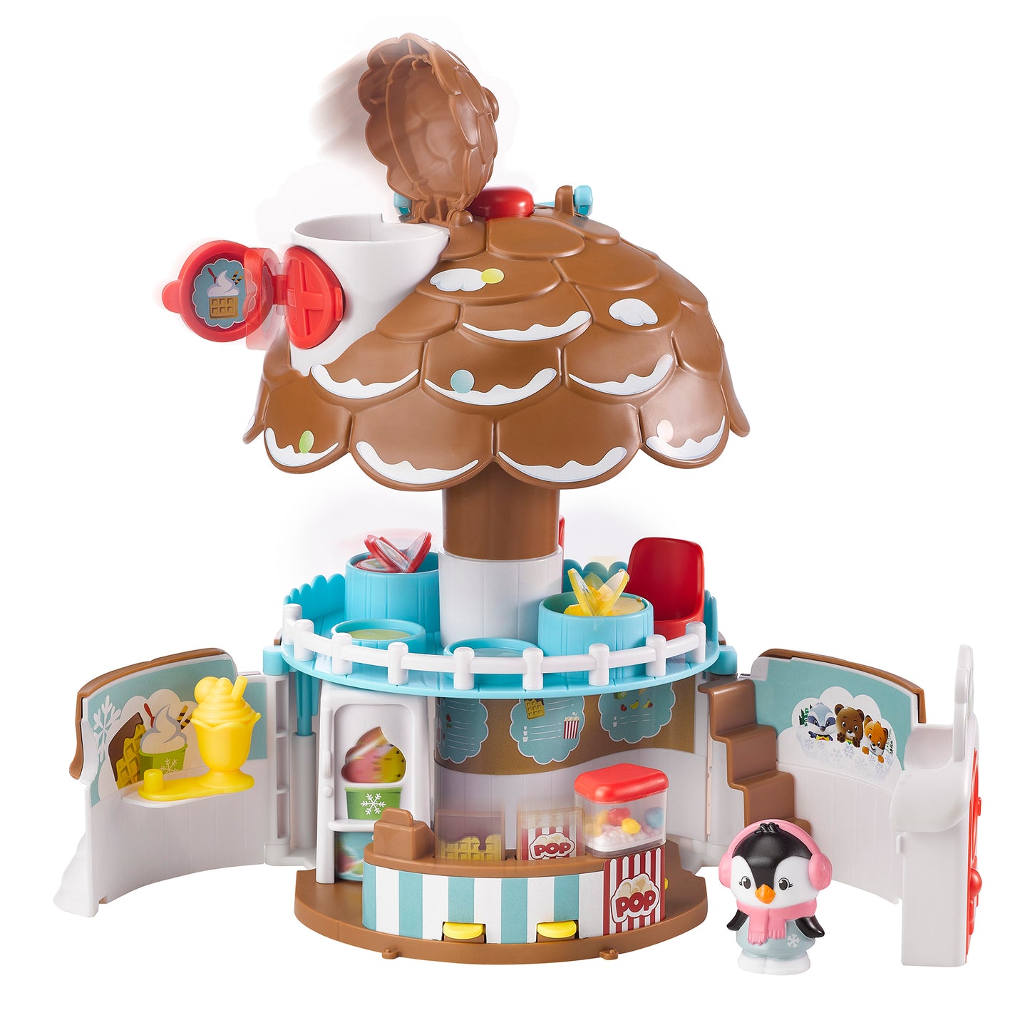Timber Tots Pine Cone Snack Bar Interactive Playset