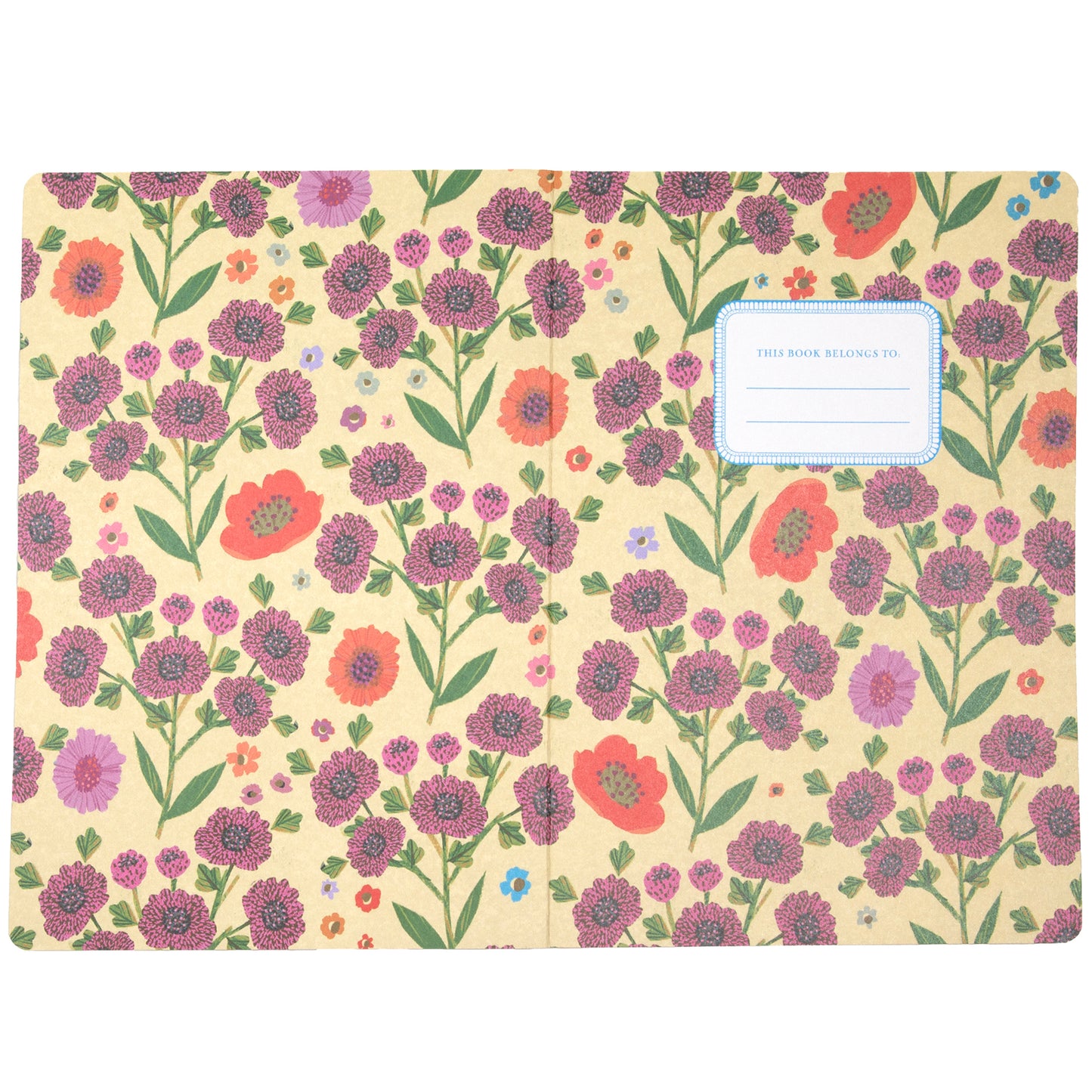 eeBoo Piece & Love Luxe Journal - Butterflies - Gilded 112pg Notebook