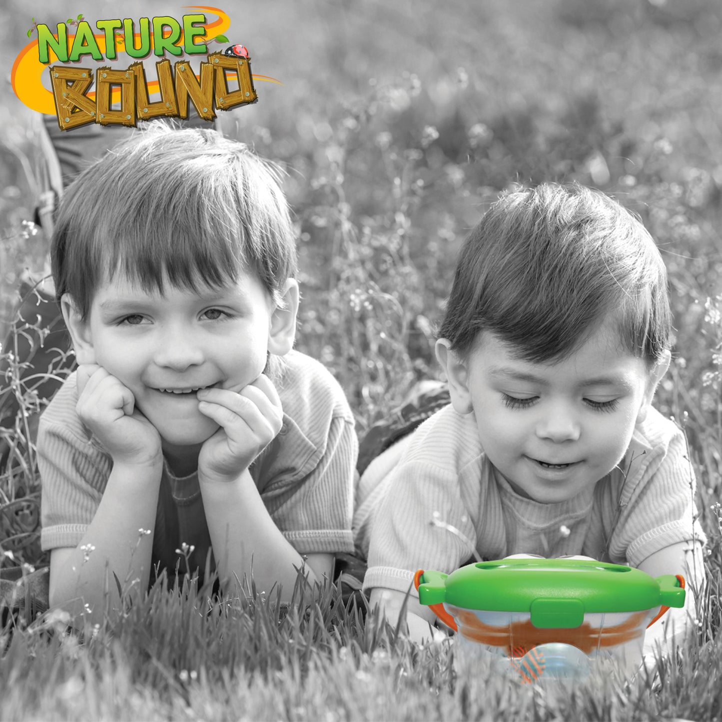 Nature Bound Critter Box Frog Lid Insect Catcher with Magnified Windows for Kids 3+