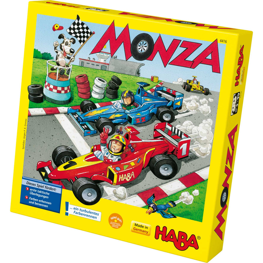 Monza Car Racing Strategy Board Game for Families