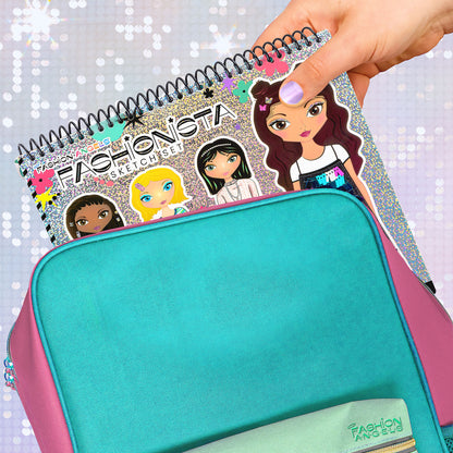 Creative Kids Sketch Portfolio Bundle: Fashionista & Beauty Guru - Design Set