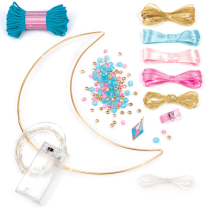 Make It Real Lunar Dream Catcher DIY Kit - Purple Moonlight Craft Set