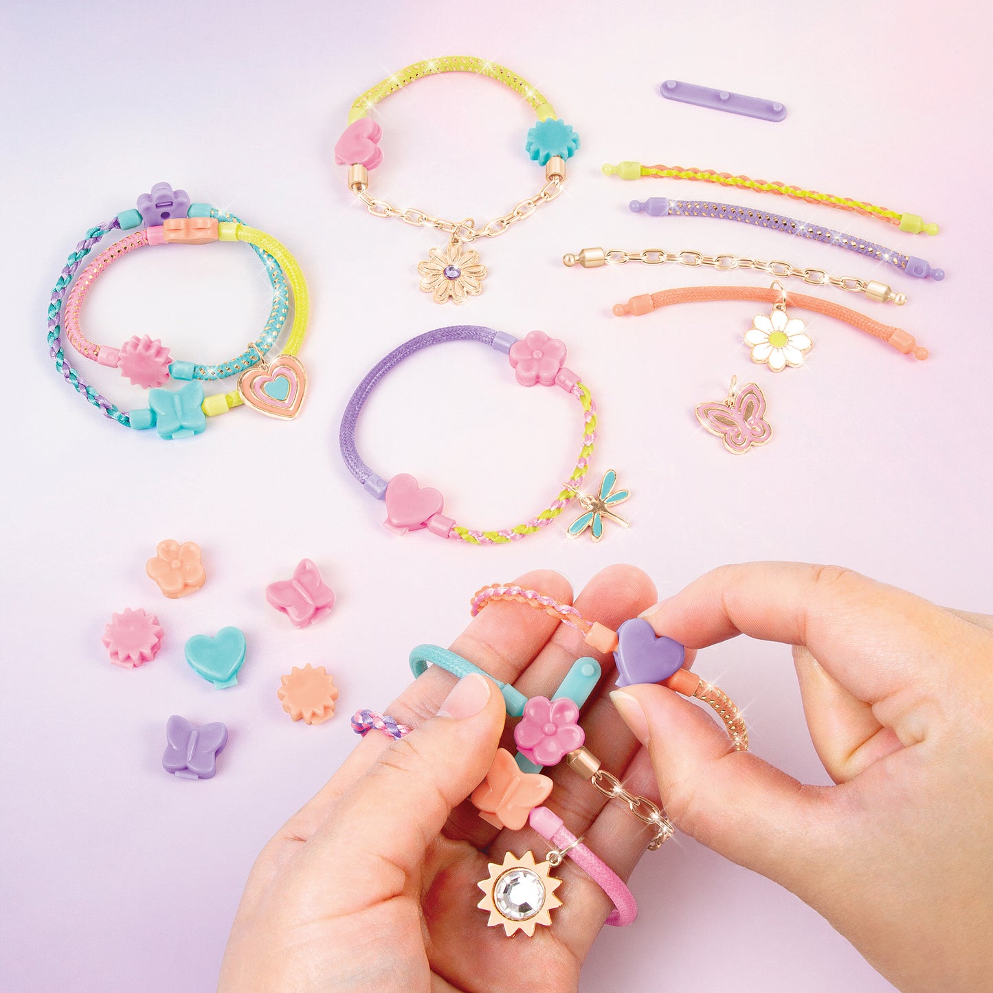 MIR Pastel Paradise Jewelry Kit - Bracelet & Necklace Crafting Set