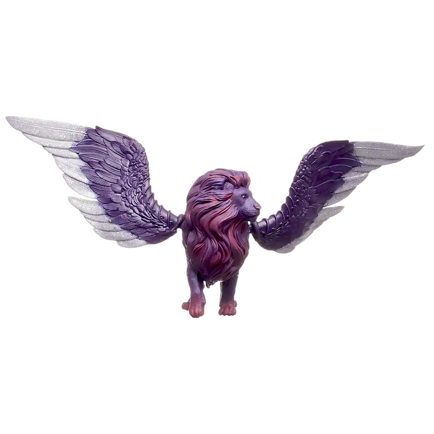 Schleich Bayala Moon Lion purple glitter figurine with silver wings