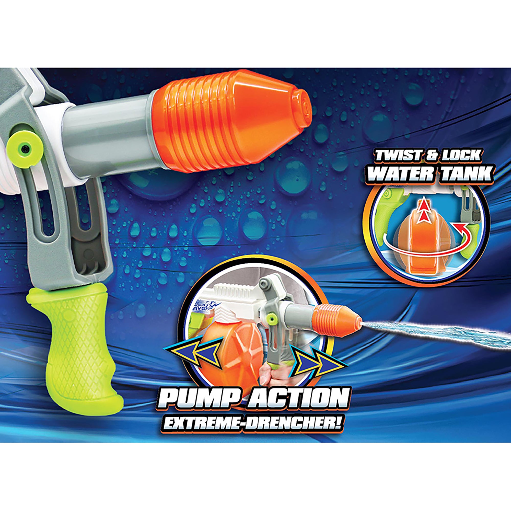 Lanard Shock Wave Water Blaster With 30-Foot Range – Toys