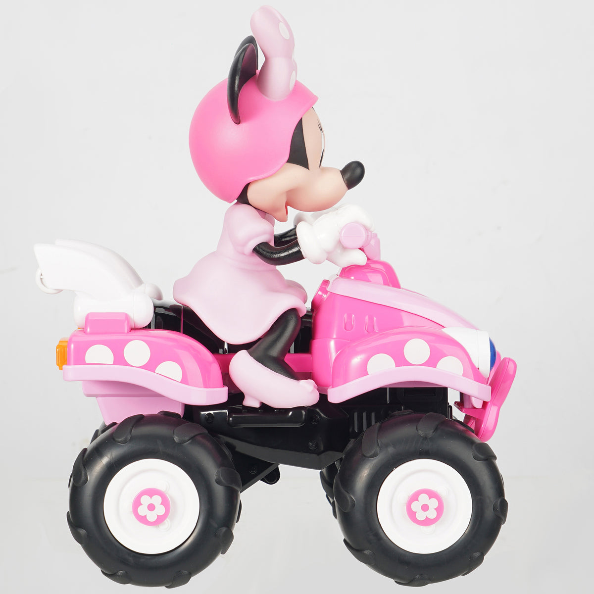 Disney Jr. Minnie Mouse pink R/C ATV 4 Wheeler toy vehicle with character figure and large black wheels