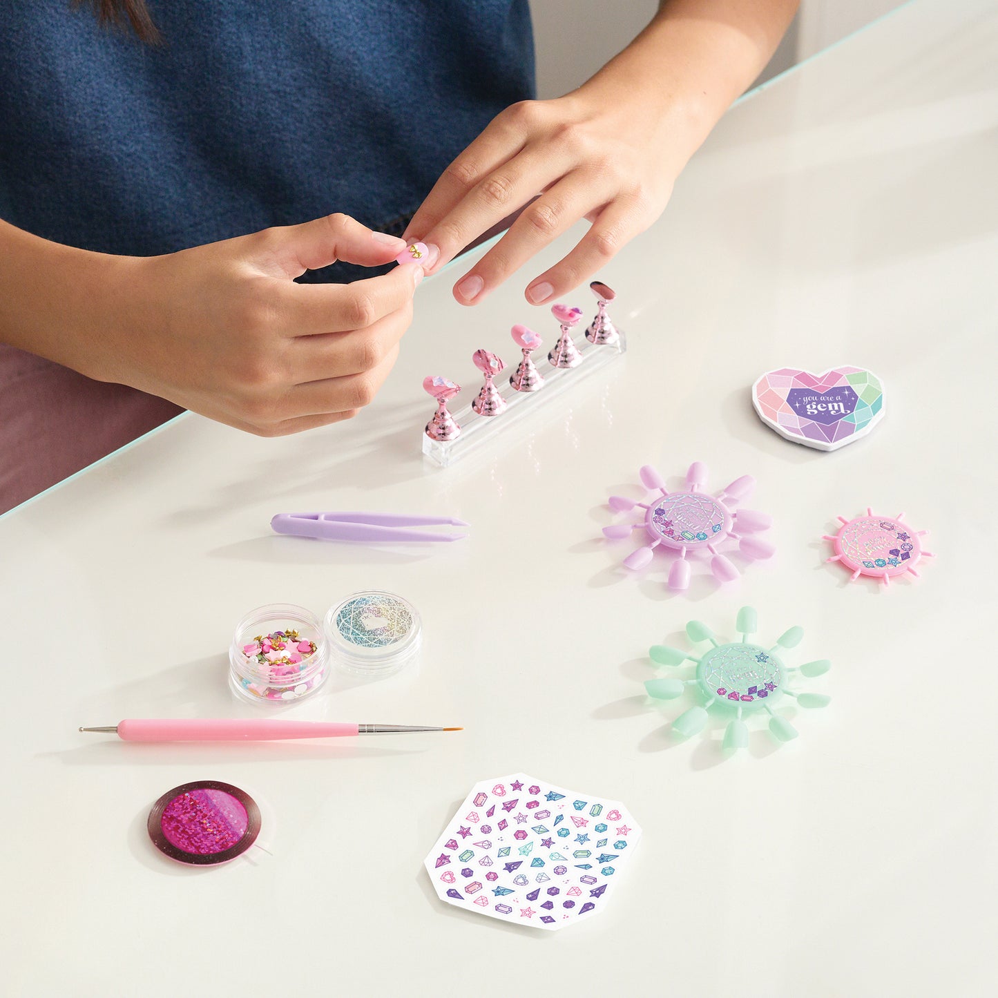MIR Bling Magic Nail Styling Set – Complete Kid-Friendly Manicure Kit