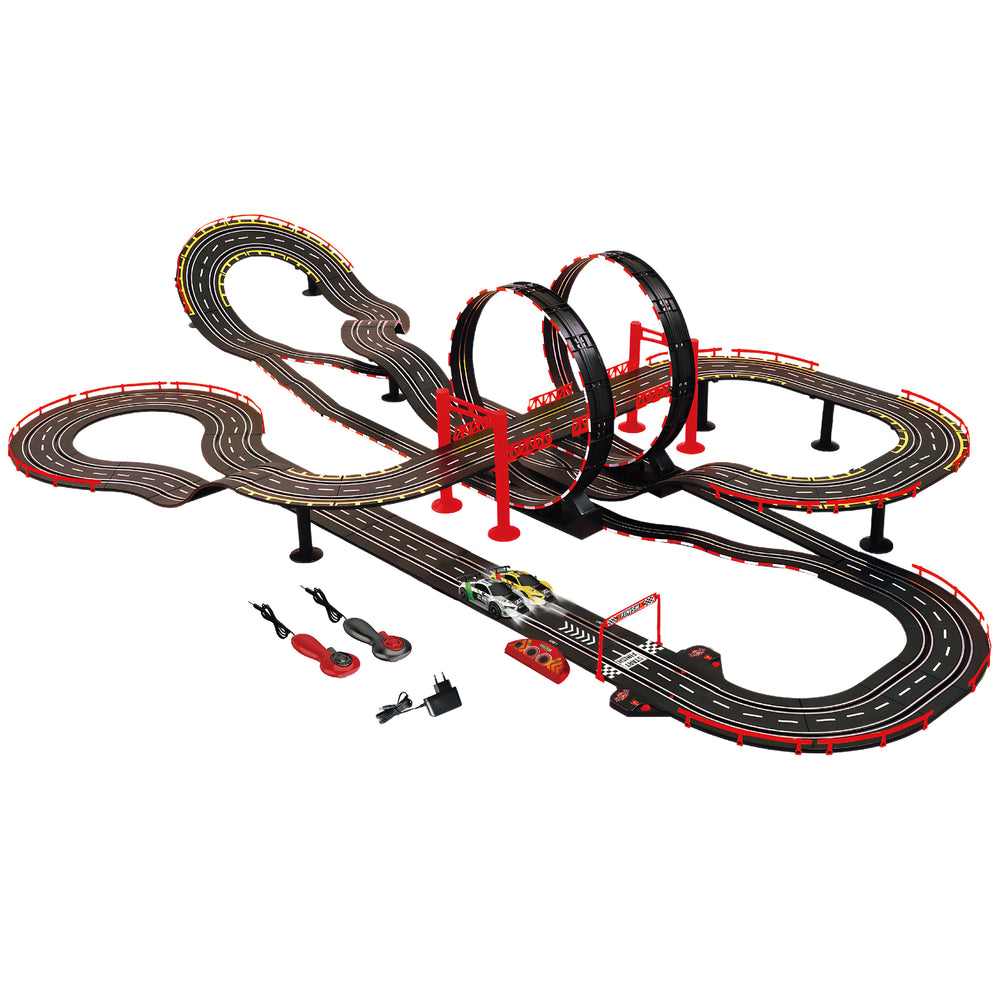 RaceXCale Mega Loop Racer 1:43 Scale G5 with Dual Magnetic Cars and Headlights