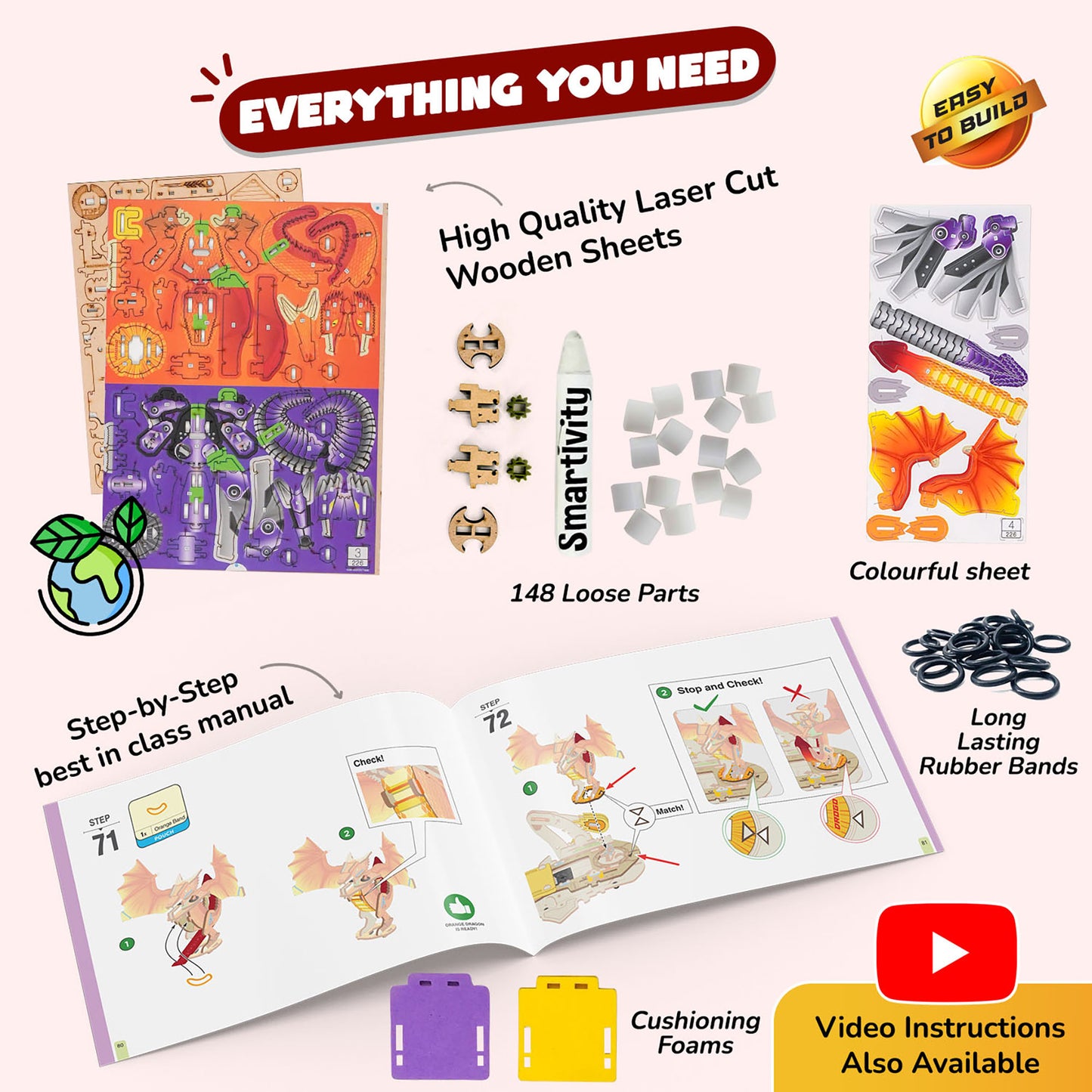 Smartivity Steam Warriors Clash Of Dragons DIY Battle Game