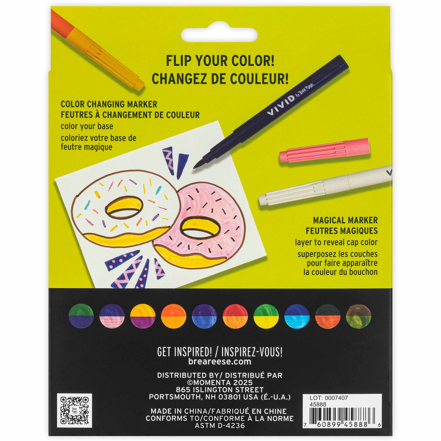 Color-Changing Markers set with magical dual-color markers and vivid pens for creative art