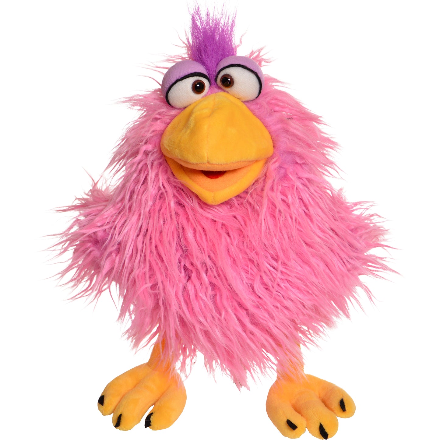 Living Puppets Cheeks The Pink Chicken Hand Puppet - 14" Plush