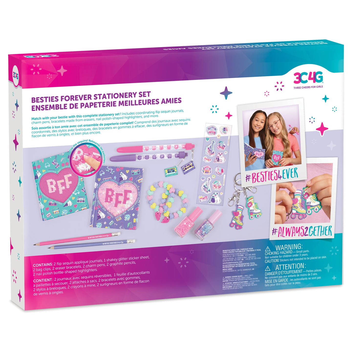 3C4G: Besties Forever Stationery Set