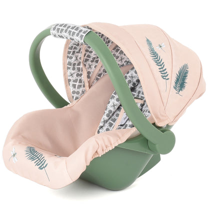 Roma RHS Car Seat Fern - Cream and green infant car seat with fern leaf design