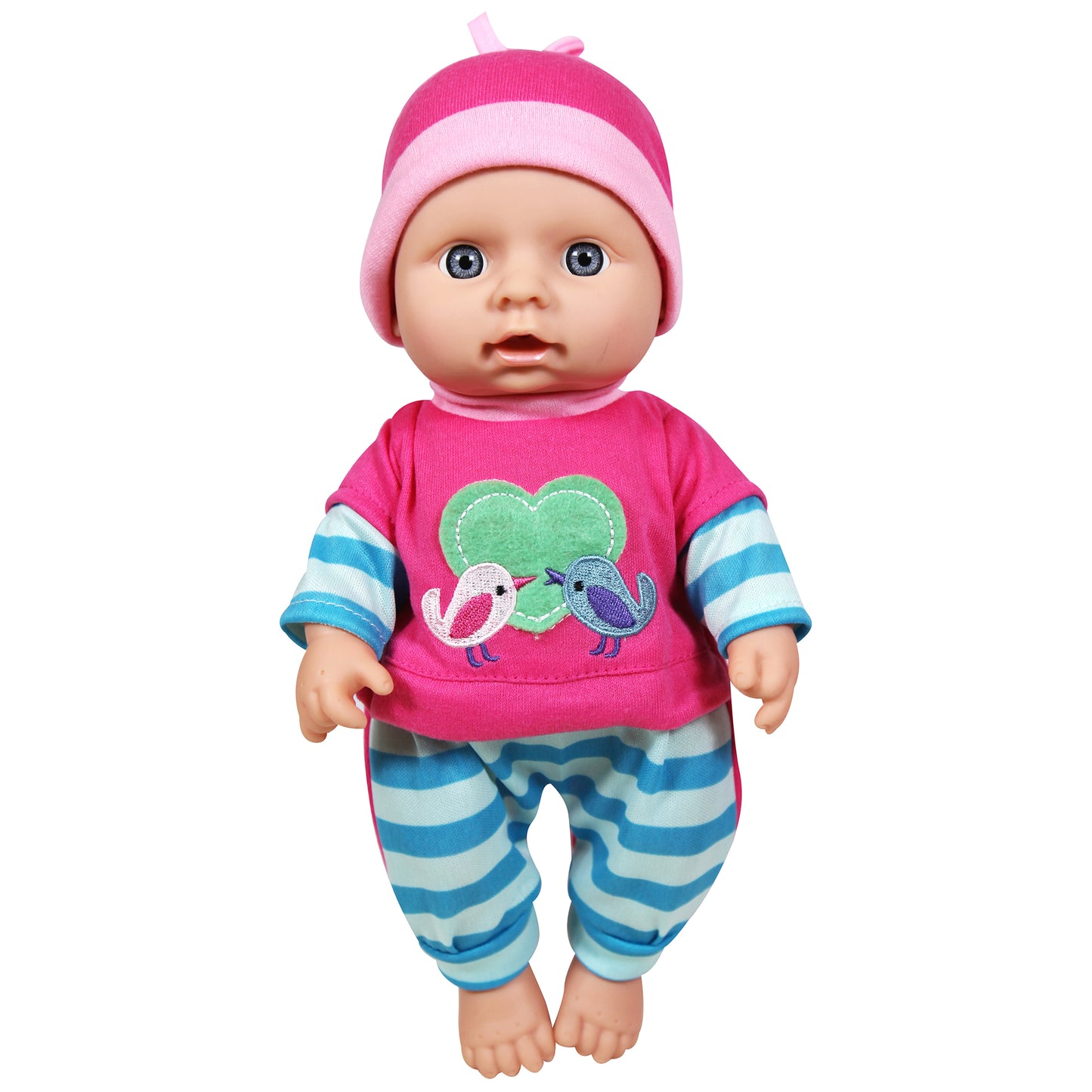 Charming Tots 12" Baby Doll Playset with Bunk Bed and High Chair - Multicolor