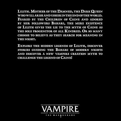 Vampire: The Masquerade - Revelations of the Dark Mother - 5E RPG Hardcover Reference