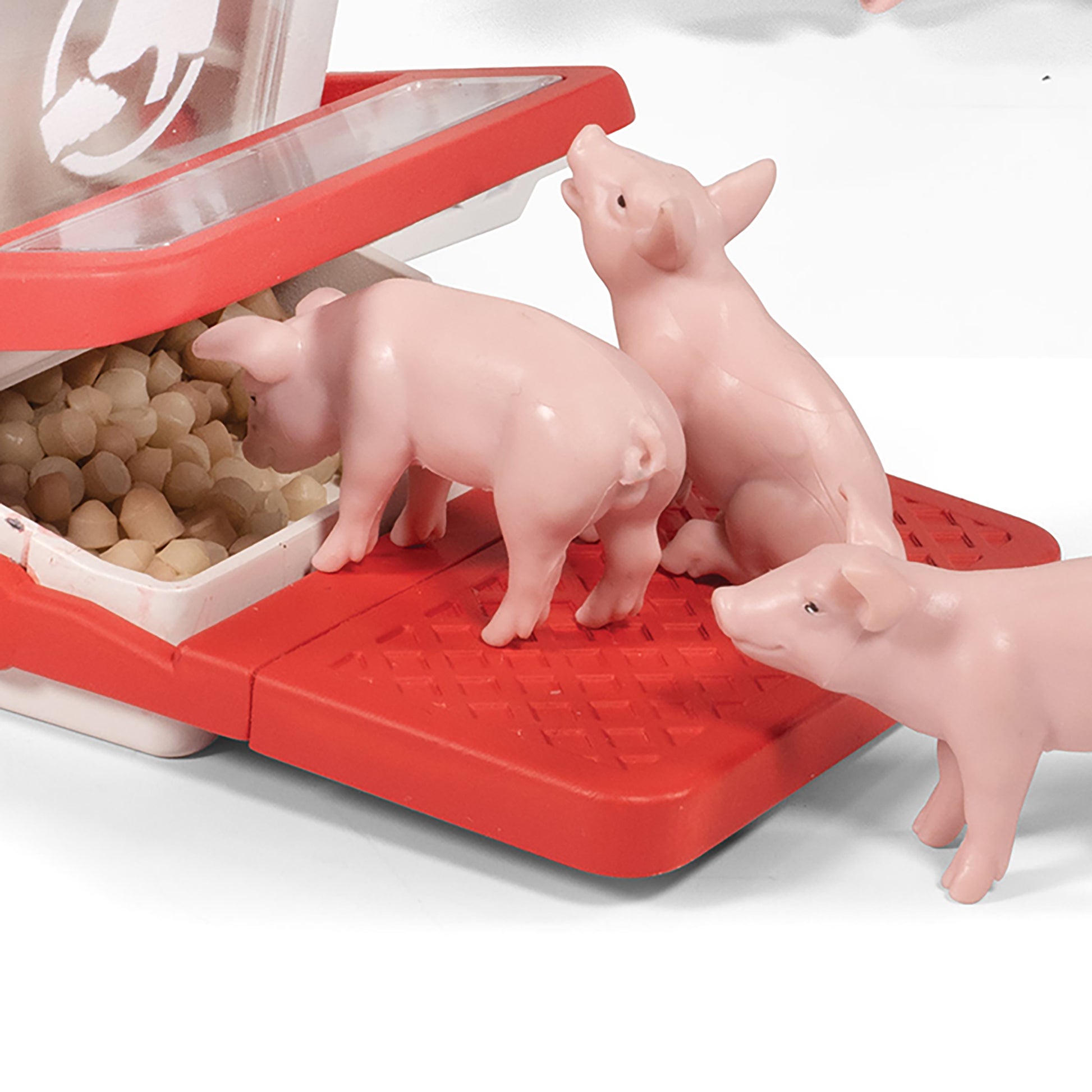 Big Country Toys Pig Hut Adventure playset with pink pig figurines and red barn toy