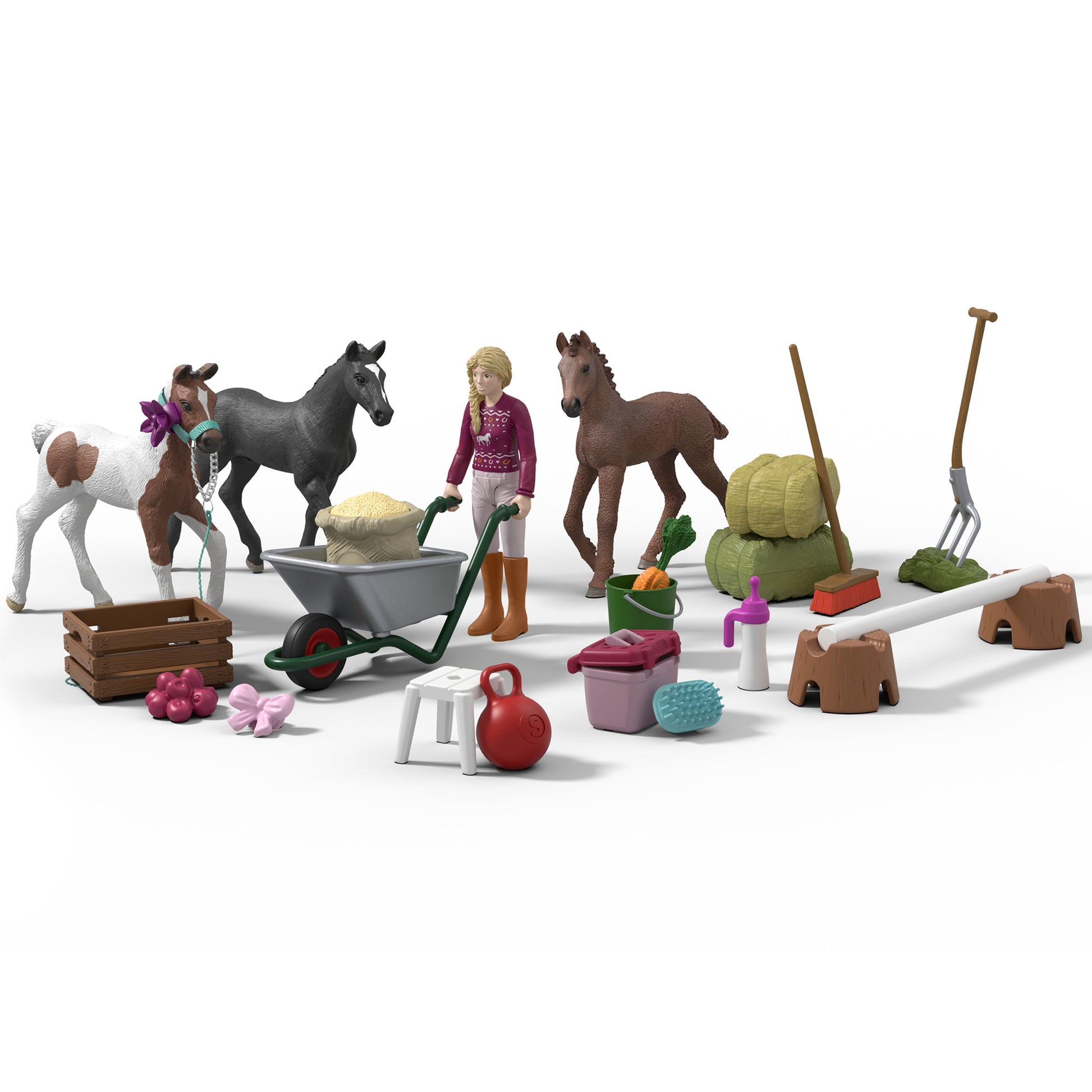 Horse Club Holiday Foal Magic 2025 Advent Calendar with horses, figurine, and farm accessories
