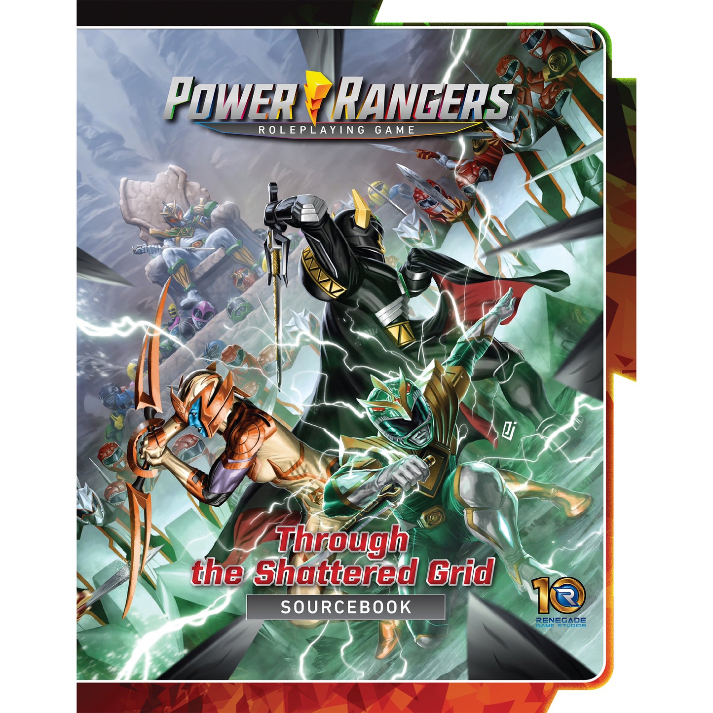 Power Rangers RPG: Through the Shattered Grid Sourcebook - Hardcover