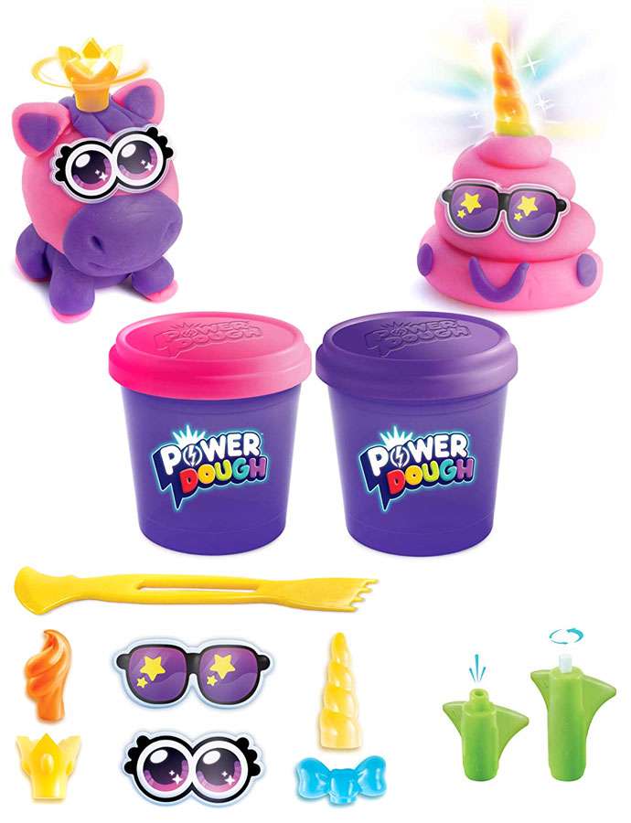 Canal Toys Power Dough Unicorns Magic Interactive Playset - Pink/Purple