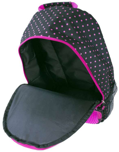 Pixie Crew Creative Backpack - Black/Fuchsia with Silicone Panel
