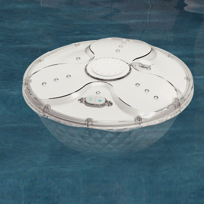 RIPPLE Floating LED Pool Light & Fountain - 4ft Colorful Water Display