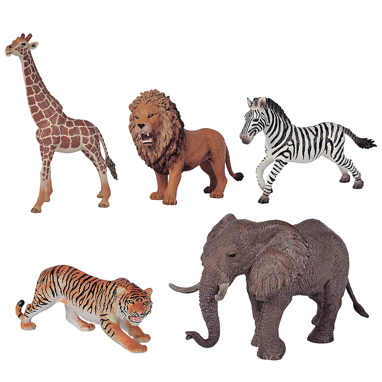 Simba Toys Safari Adventure Set - 5 Realistic Animal Figures