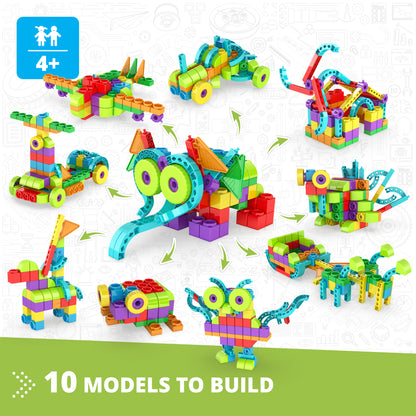 Engino Qboidz Elephant 11-in-1 Building Set for Kids 4+