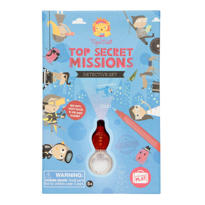 Tiger Tribe 48 Piece Top Secret Missions Detective Set - Spy Adventure for Kids