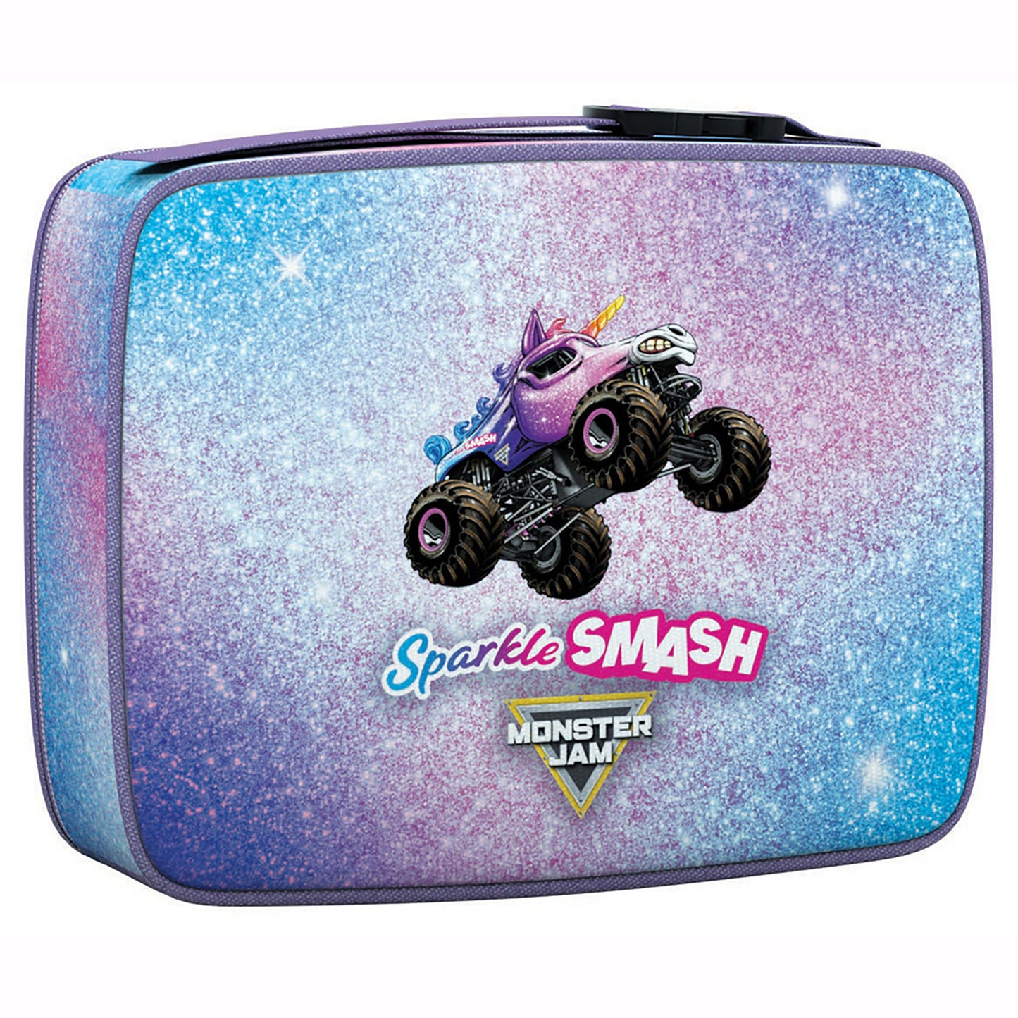 Monster Jam Sparkle Smash 100pc Puzzle with Insulated Lunch Box
