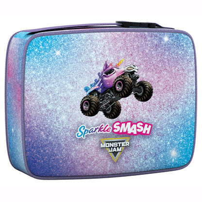 Monster Jam Sparkle Smash 100pc Puzzle with Insulated Lunch Box