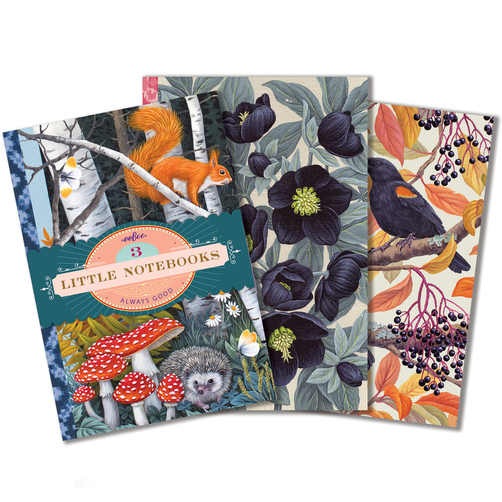 Piece & Love Little Books Set - Vasilia with colorful nature illustrations and wildlife designs