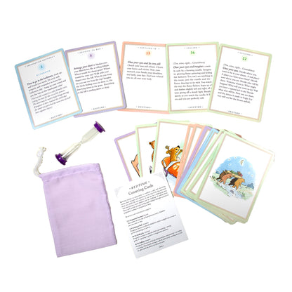 Centering Cards: Bedtime 36-Card Set with Timer and Bag